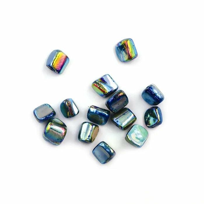 Shell Beads |   Lustre Cube Shell Beads Jewellery Making Supplies Shell Beads