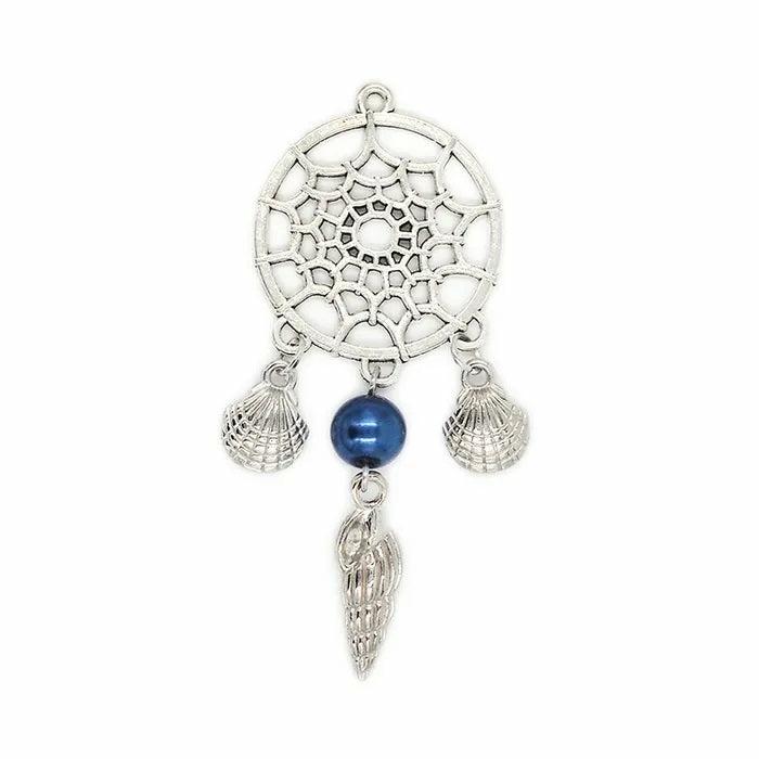 Jewellery Making Accessories |   Dreamcatcher Shape With Shell Charm Jewellery Making Accessories Jewellery Making Accessories