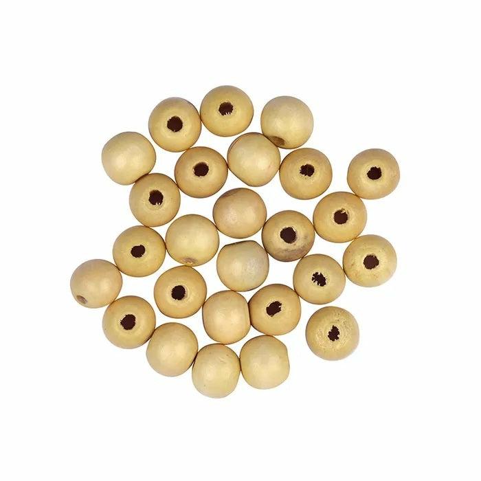 Wooden Beads |   12Mm Natural Wooden Round Beads Jewellery Making Supplies Wooden Beads