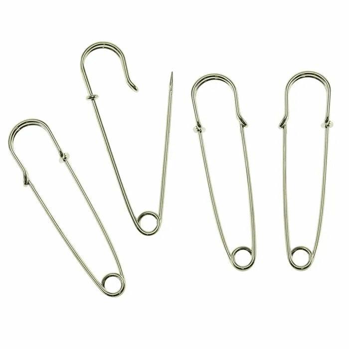 Jewellery Making Accessories |   64Mm Silver Colour Kilt Pins Jewellery Making Accessories Jewellery Making Accessories